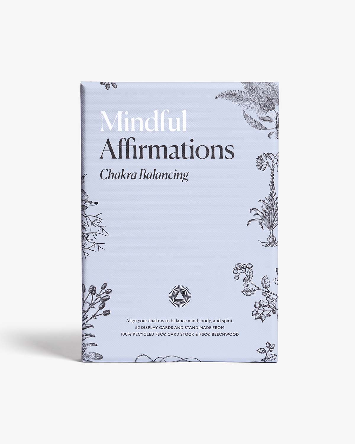 Mindful Affirmations Card Deck for Chakra Balancing – Daily Wellness & Meditation Cards