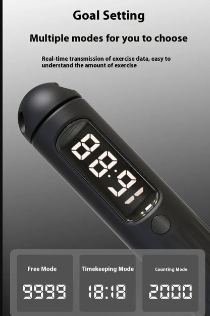 Smart Bluetooth Skipping Rope with Counterfitness Weight Bearing Ball