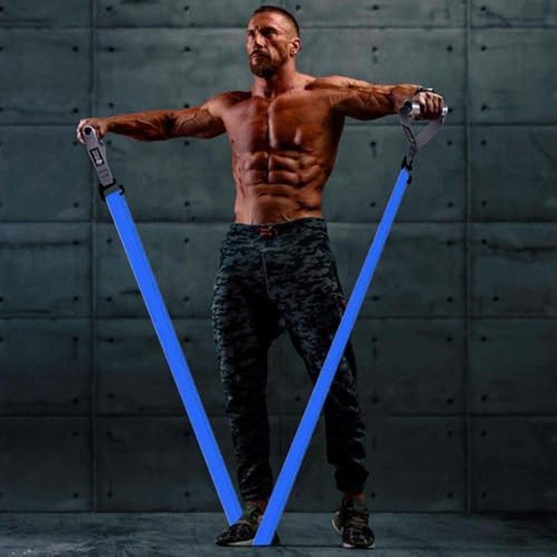 Fitness Resistance Band Exercises Handles Heavy Duty Metal Gym Handles Stainless Steel Large Size Hook for Wide Pull up Resistance Band Training Home Workout Fitness Equipment