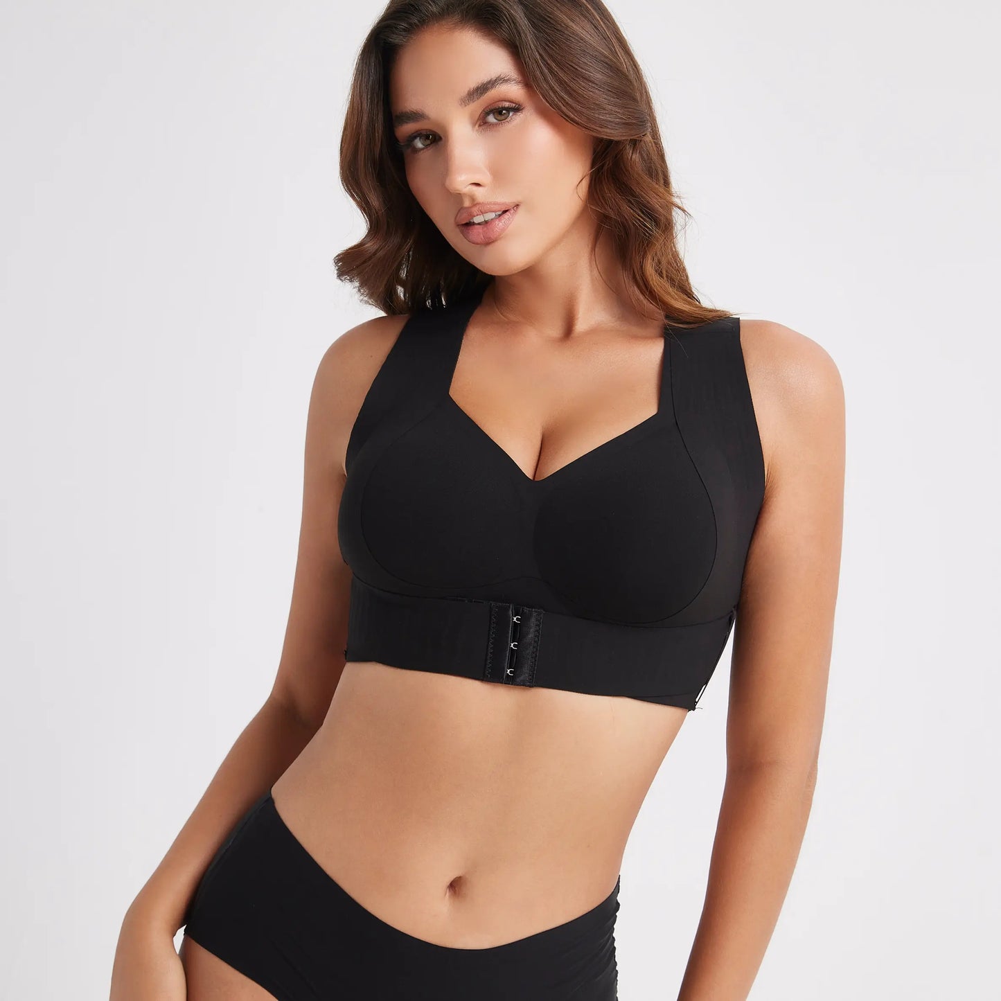 Ibrastar Posture Bra, Women’S Breathable Mesh Wireless Top with Removable Pads Alternative, Activewear for Running and Gym Sessions Workout Bra, Training Bra, Push up Bra, Bras for Women Minimizer Bra, Jelly Bra