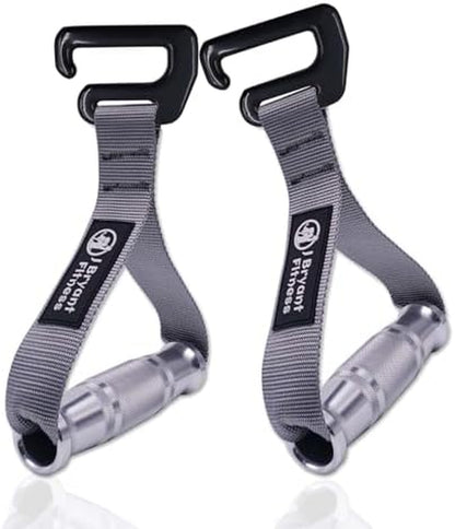 Fitness Resistance Band Exercises Handles Heavy Duty Metal Gym Handles Stainless Steel Large Size Hook for Wide Pull up Resistance Band Training Home Workout Fitness Equipment