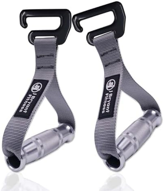 Fitness Resistance Band Exercises Handles Heavy Duty Metal Gym Handles Stainless Steel Large Size Hook for Wide Pull up Resistance Band Training Home Workout Fitness Equipment