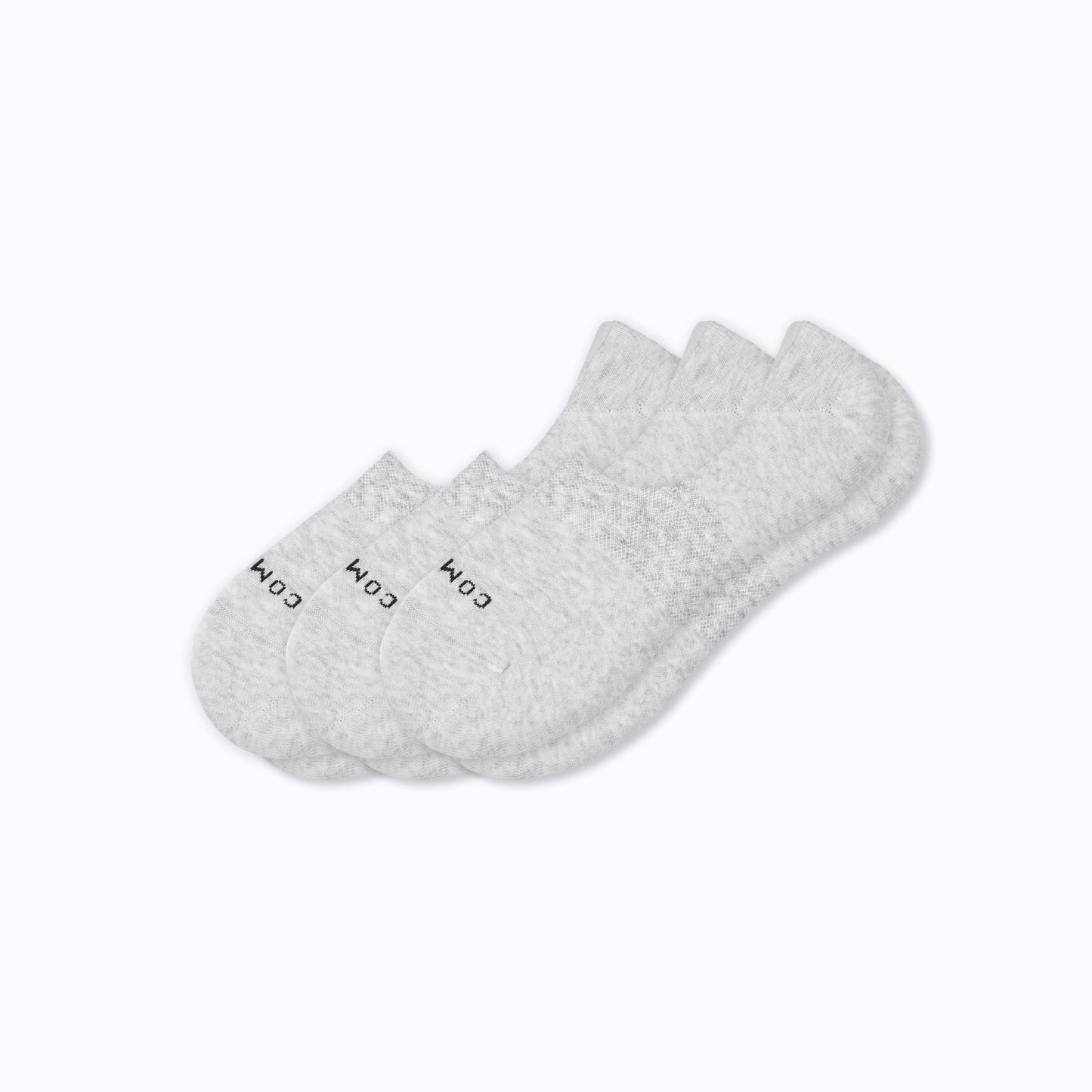 Combed Cotton No-Show Socks 3-Pack – Low Cut Athletic Socks for Men & Women