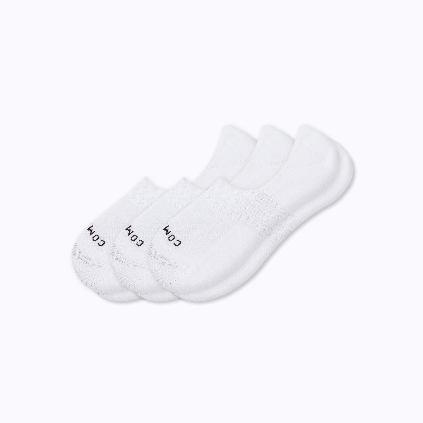 Combed Cotton No-Show Socks 3-Pack – Low Cut Athletic Socks for Men & Women