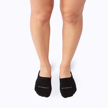 Combed Cotton No-Show Socks 3-Pack – Low Cut Athletic Socks for Men & Women