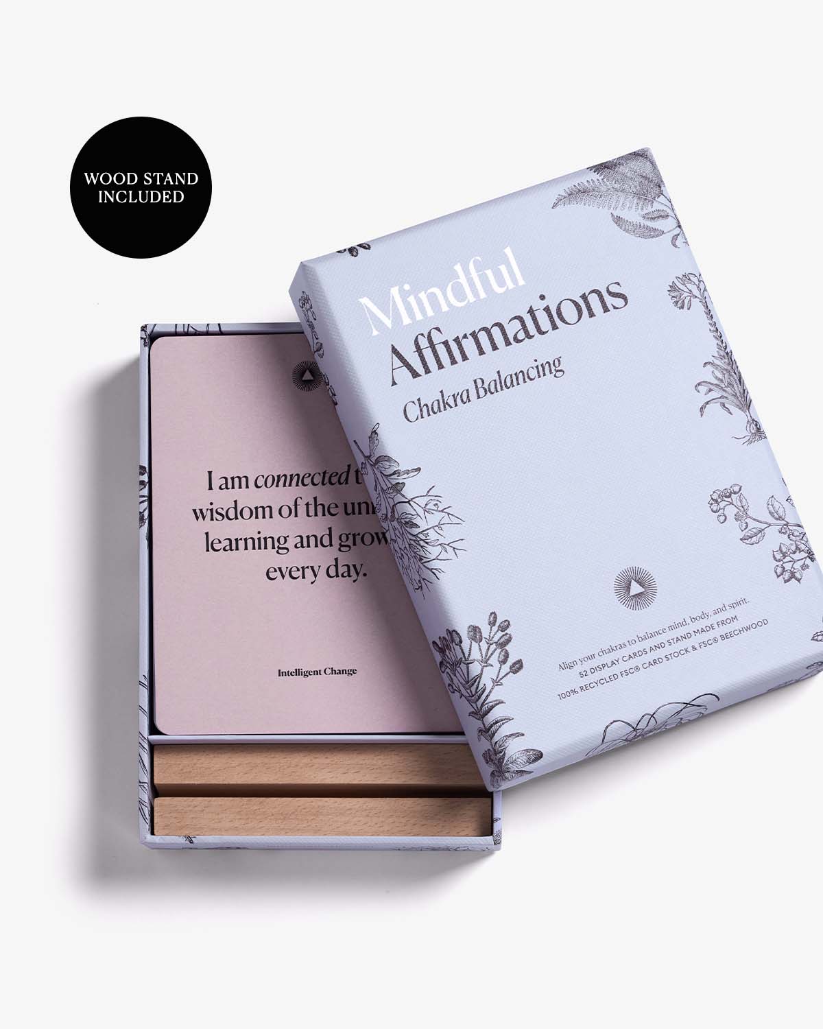Mindful Affirmations Card Deck for Chakra Balancing – Daily Wellness & Meditation Cards