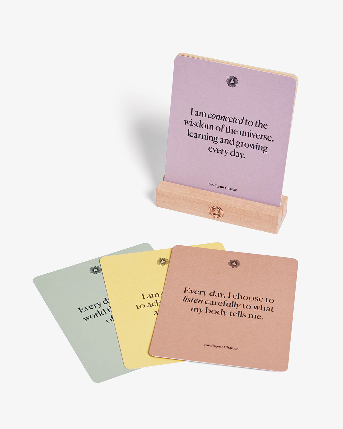 Mindful Affirmations Card Deck for Chakra Balancing – Daily Wellness & Meditation Cards