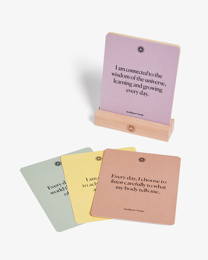 Mindful Affirmations Card Deck for Chakra Balancing – Daily Wellness & Meditation Cards