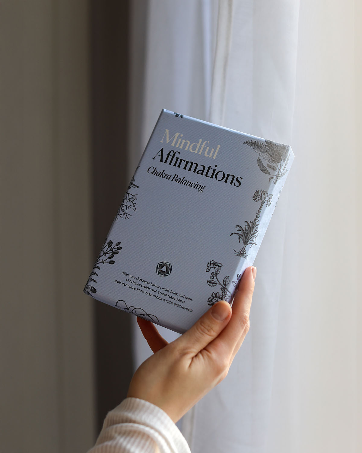 Mindful Affirmations Card Deck for Chakra Balancing – Daily Wellness & Meditation Cards
