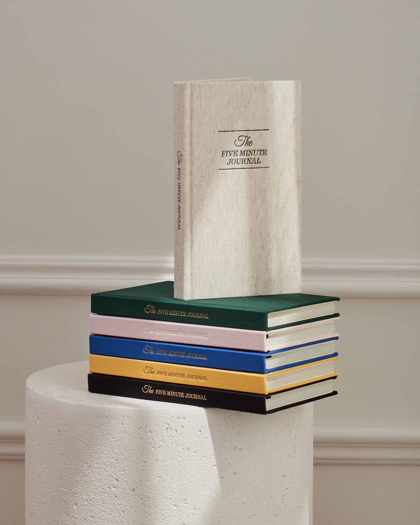 The Five Minute Journal – Original Linen Hardcover Daily Gratitude & Mindfulness Journal