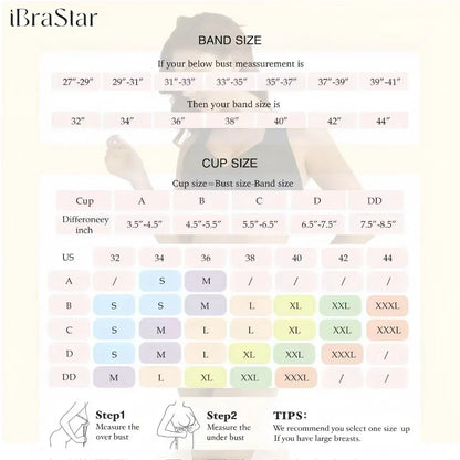 Ibrastar Posture Bra, Women’S Breathable Mesh Wireless Top with Removable Pads Alternative, Activewear for Running and Gym Sessions Workout Bra, Training Bra, Push up Bra, Bras for Women Minimizer Bra, Jelly Bra