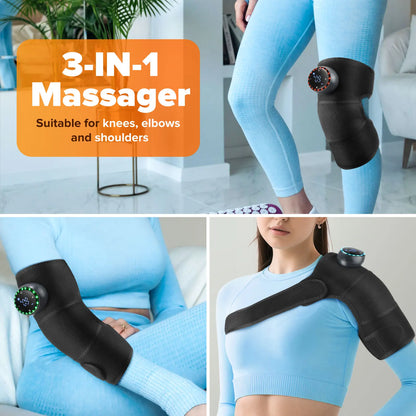 ThermaRelief™ – Electric Heated Shoulder & Knee Massager