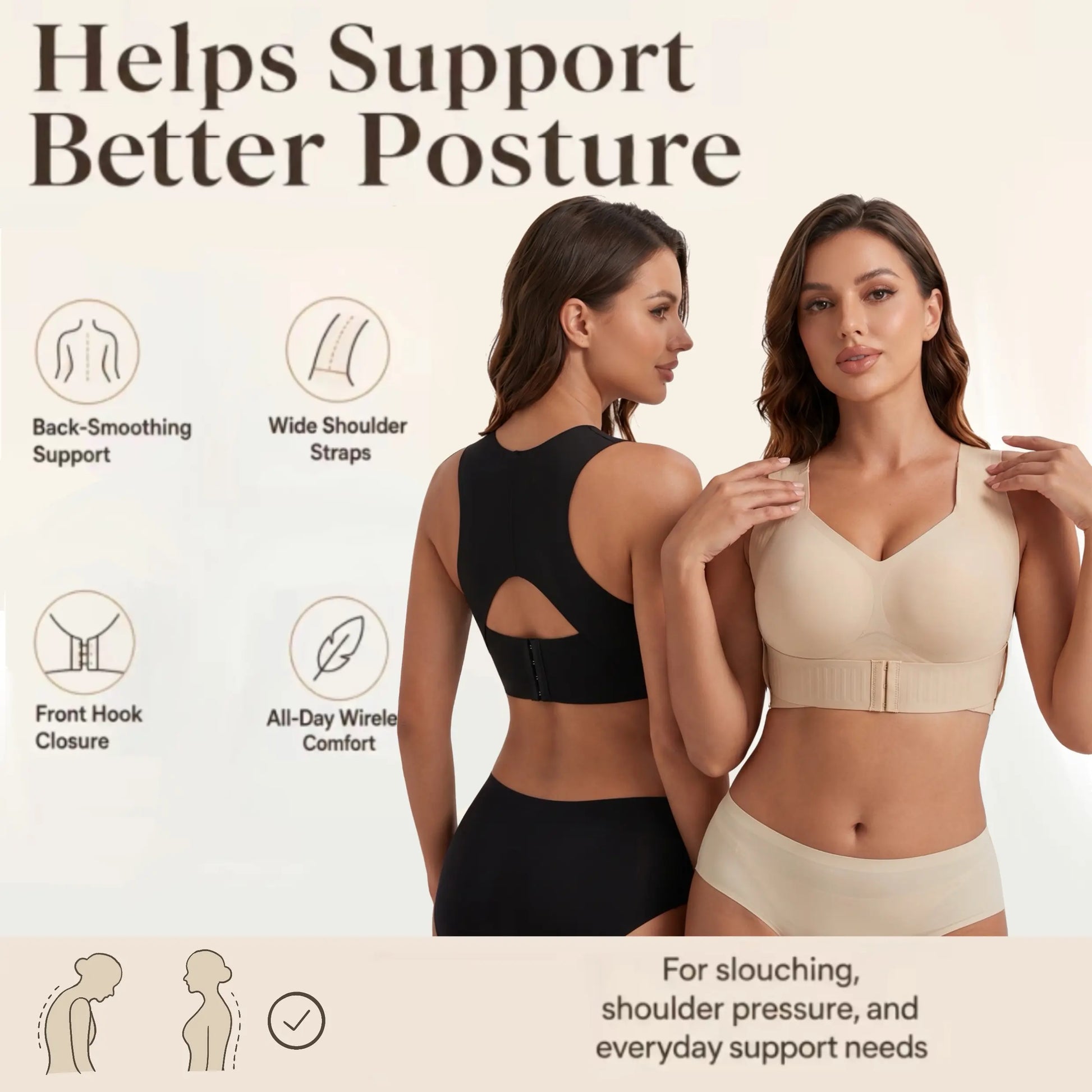 Ibrastar Posture Bra, Women’S Breathable Mesh Wireless Top with Removable Pads Alternative, Activewear for Running and Gym Sessions Workout Bra, Training Bra, Push up Bra, Bras for Women Minimizer Bra, Jelly Bra