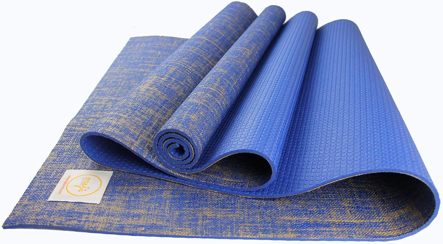 Maji Sports Jute Premium Eco Yoga Mat + Foot Massager (7.5Cm X 17.5Cm)