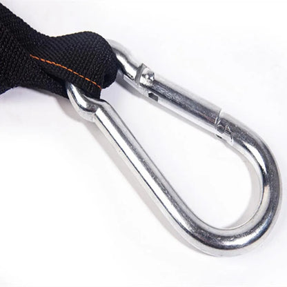 Hanging Ab Straps for Pull up Bar & Core Strength Training - Soft Padded Exercise Straps for Ab Swing & Leg Raises, Hang Bar Strap with 2 Steel Carabiners - Abs Equipment for Home & Gym