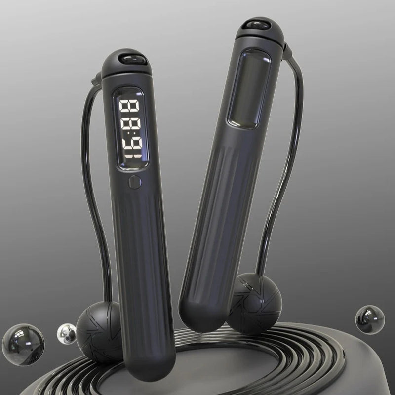 Smart Bluetooth Skipping Rope with Counterfitness Weight Bearing Ball
