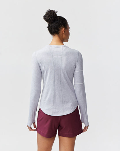 Women's Long Sleeve Workout Top – Moisture-Wicking Athletic Shirt for Gym & Running