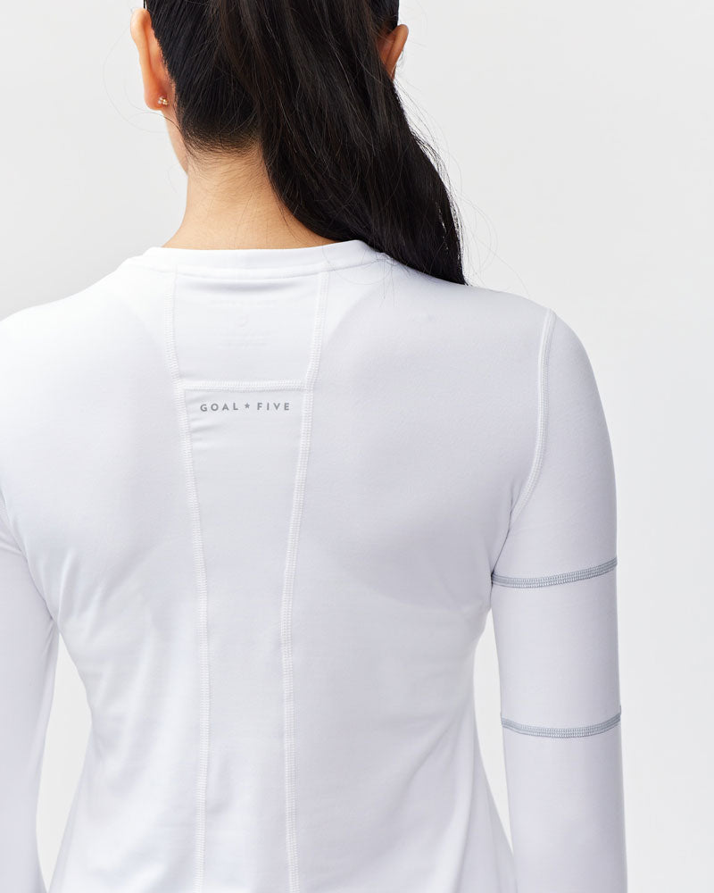 Women's Long Sleeve Workout Top – Moisture-Wicking Athletic Shirt for Gym & Running