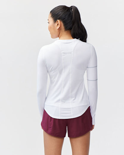 Women's Long Sleeve Workout Top – Moisture-Wicking Athletic Shirt for Gym & Running