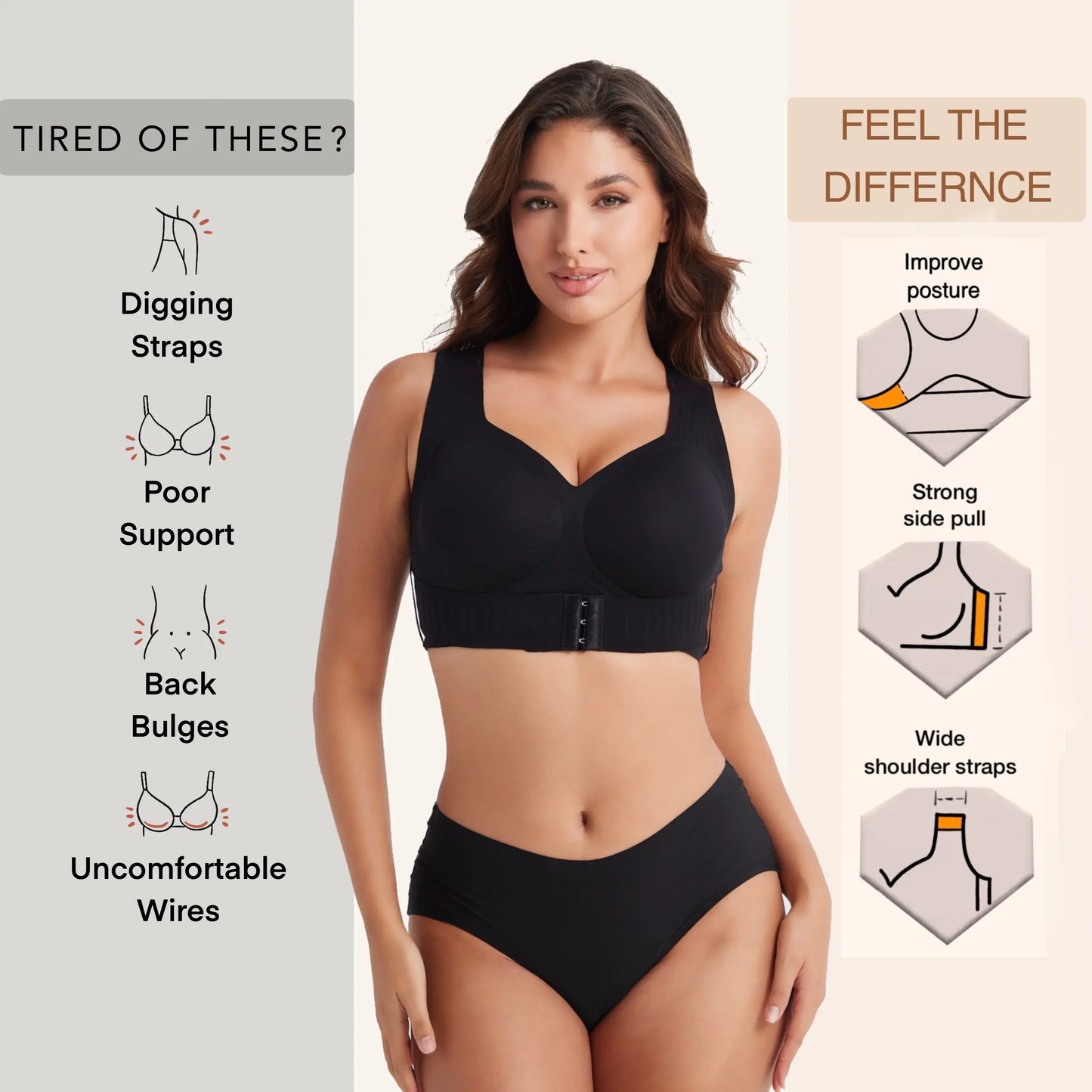 Ibrastar Posture Bra, Women’S Breathable Mesh Wireless Top with Removable Pads Alternative, Activewear for Running and Gym Sessions Workout Bra, Training Bra, Push up Bra, Bras for Women Minimizer Bra, Jelly Bra