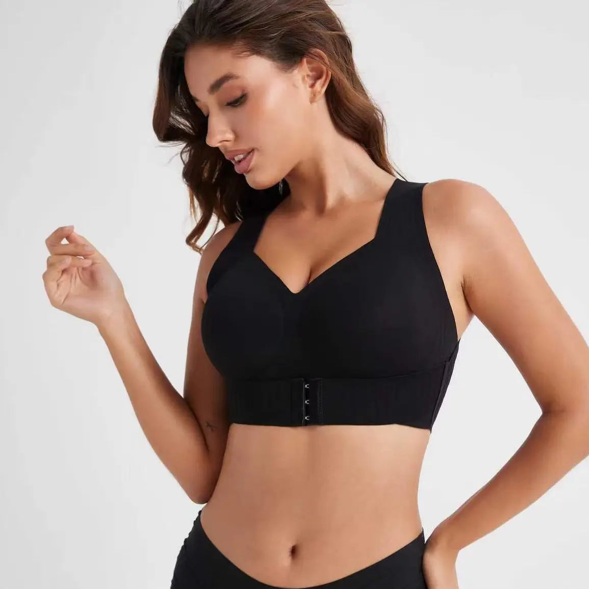 Ibrastar Posture Bra, Women’S Breathable Mesh Wireless Top with Removable Pads Alternative, Activewear for Running and Gym Sessions Workout Bra, Training Bra, Push up Bra, Bras for Women Minimizer Bra, Jelly Bra