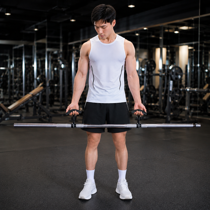 Ergonomic Non-Slip Gym Grip Pads Set of 2 – Weightlifting Hand Grips for Barbell & Pull-Up