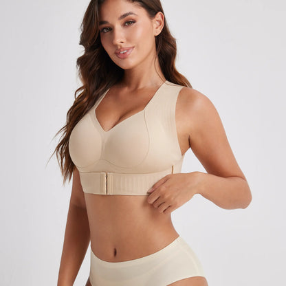 Ibrastar Posture Bra, Women’S Breathable Mesh Wireless Top with Removable Pads Alternative, Activewear for Running and Gym Sessions Workout Bra, Training Bra, Push up Bra, Bras for Women Minimizer Bra, Jelly Bra