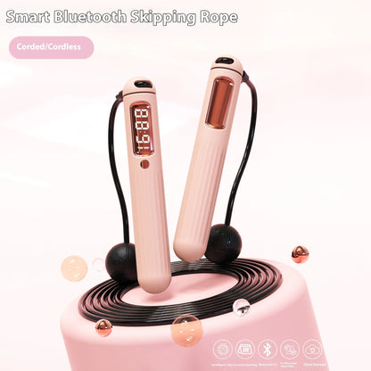 Smart Bluetooth Skipping Rope with Counterfitness Weight Bearing Ball