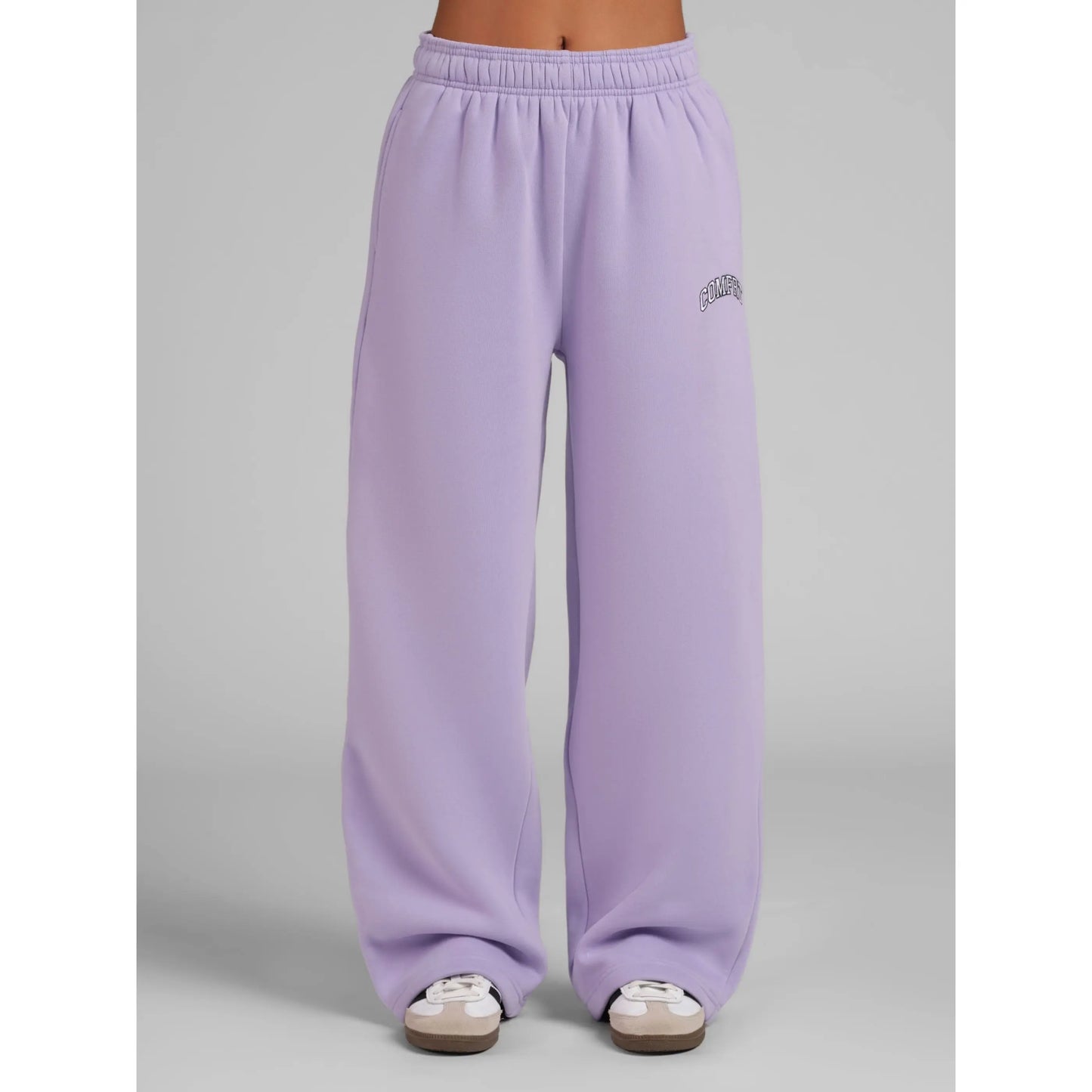 Comfrt | Varsity Straight Leg Sweatpants | Collegiate Style Embroidered Logo Sweatpants